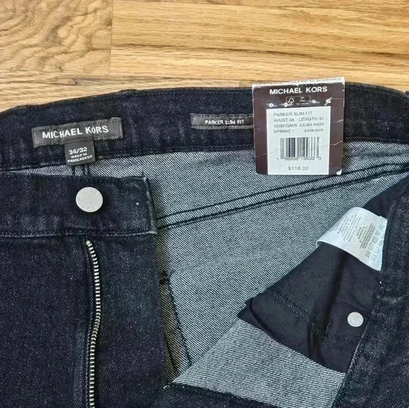 Michael Kors Parker Slim Fit Julian Wash NWT Jeans - Picture 6 of 14